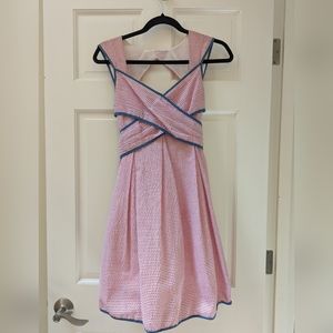 Red, white and blue, tie-back dress by Esley, size small